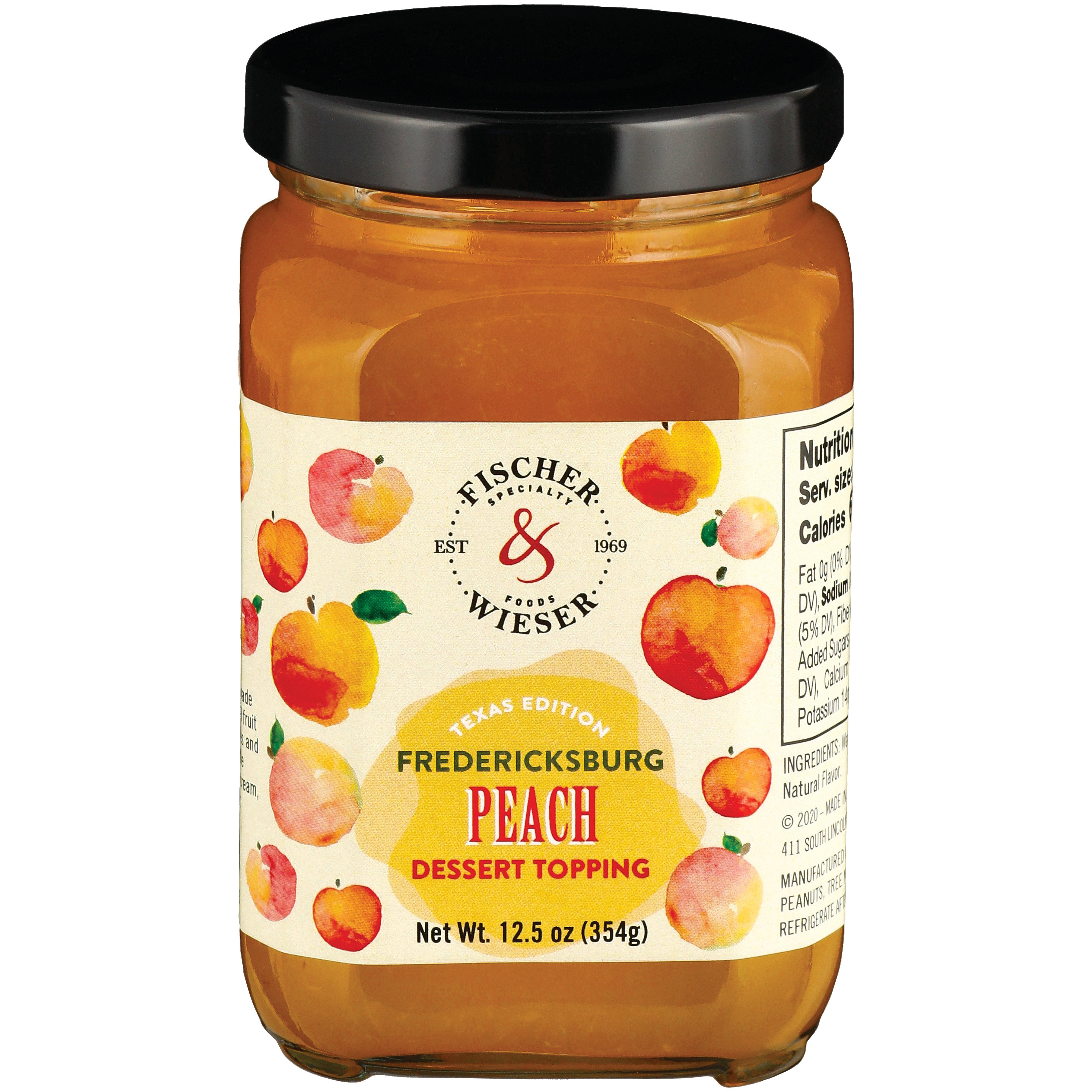 Fischer & Wieser Fredericksburg Peach Dessert Topping Shop Ice Cream