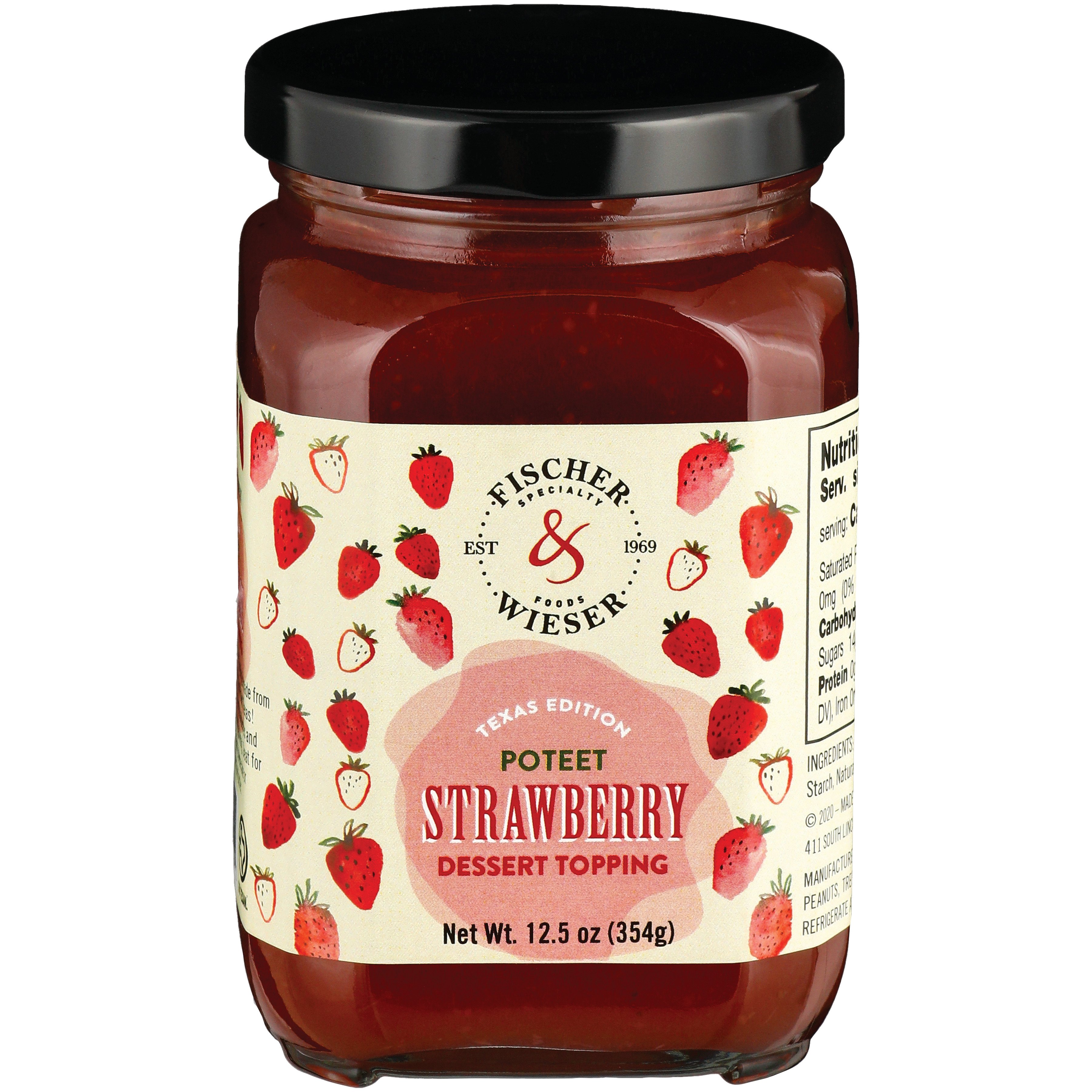 Fischer & Wieser Poteet Strawberry Dessert Topping - Shop Sundae ...