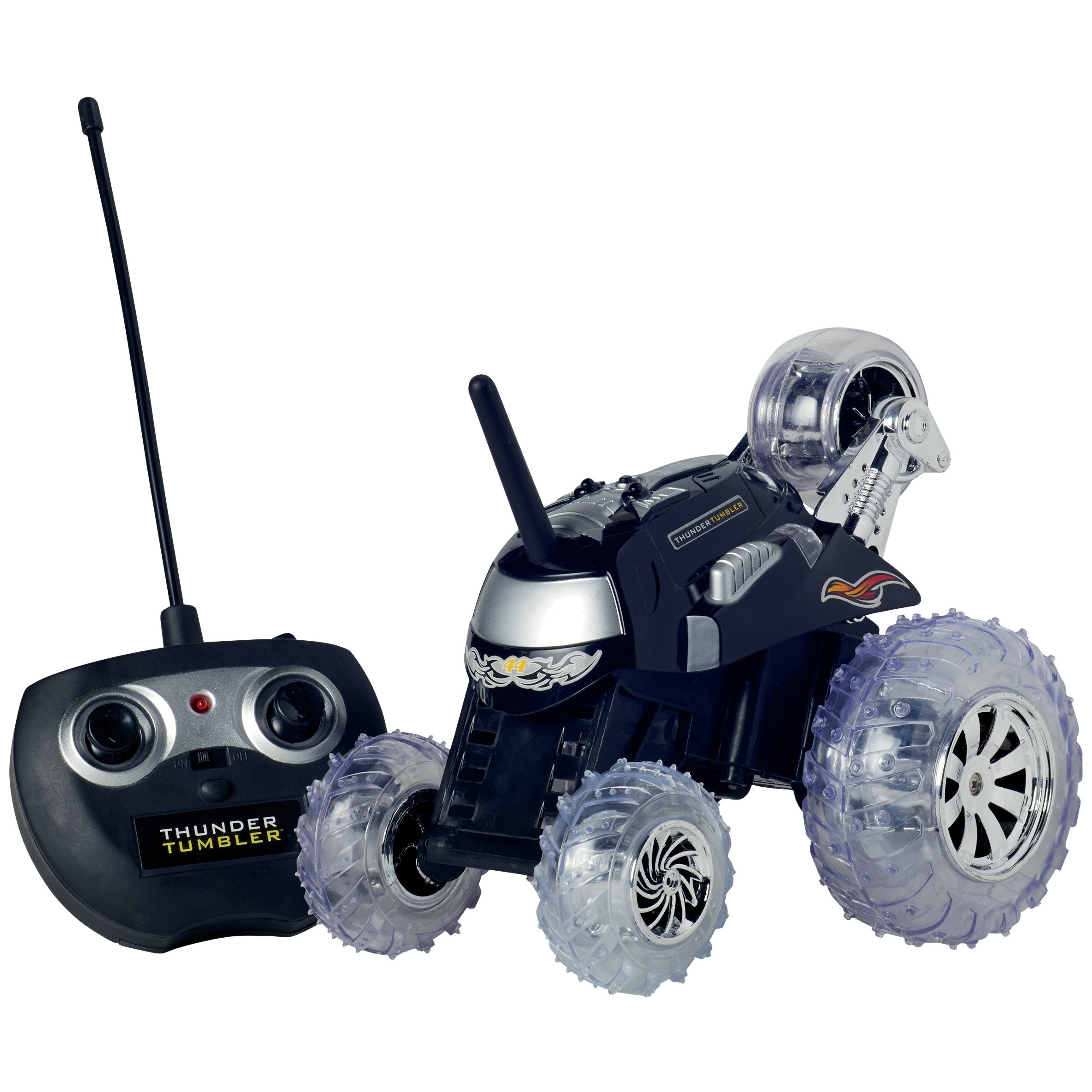 Radio controlled store thunder tumbler