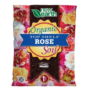 New Earth Organic Top Shelf Rose Soil, 1 cu ft