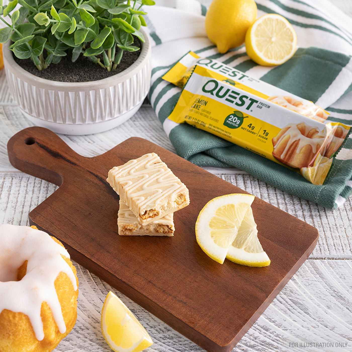 Quest 20g Protein Bars - Lemon Cake; image 2 of 2