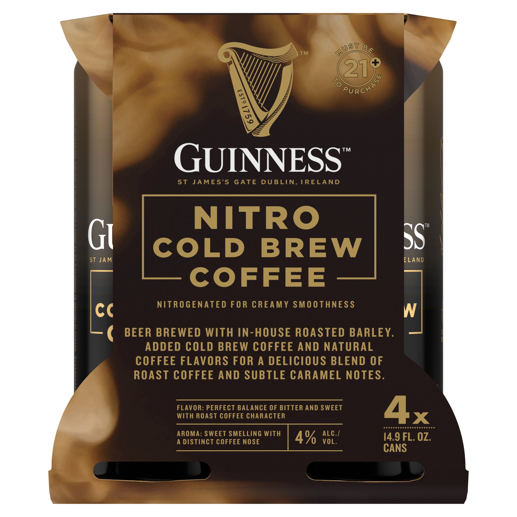 Guinness Nitro Cold Brew Coffee - Shop Beer At H-E-B