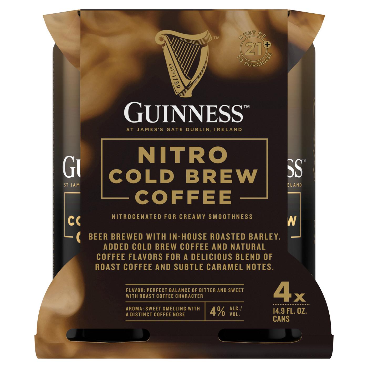 Guinness Nitro Cold Brew Coffee; image 1 of 5