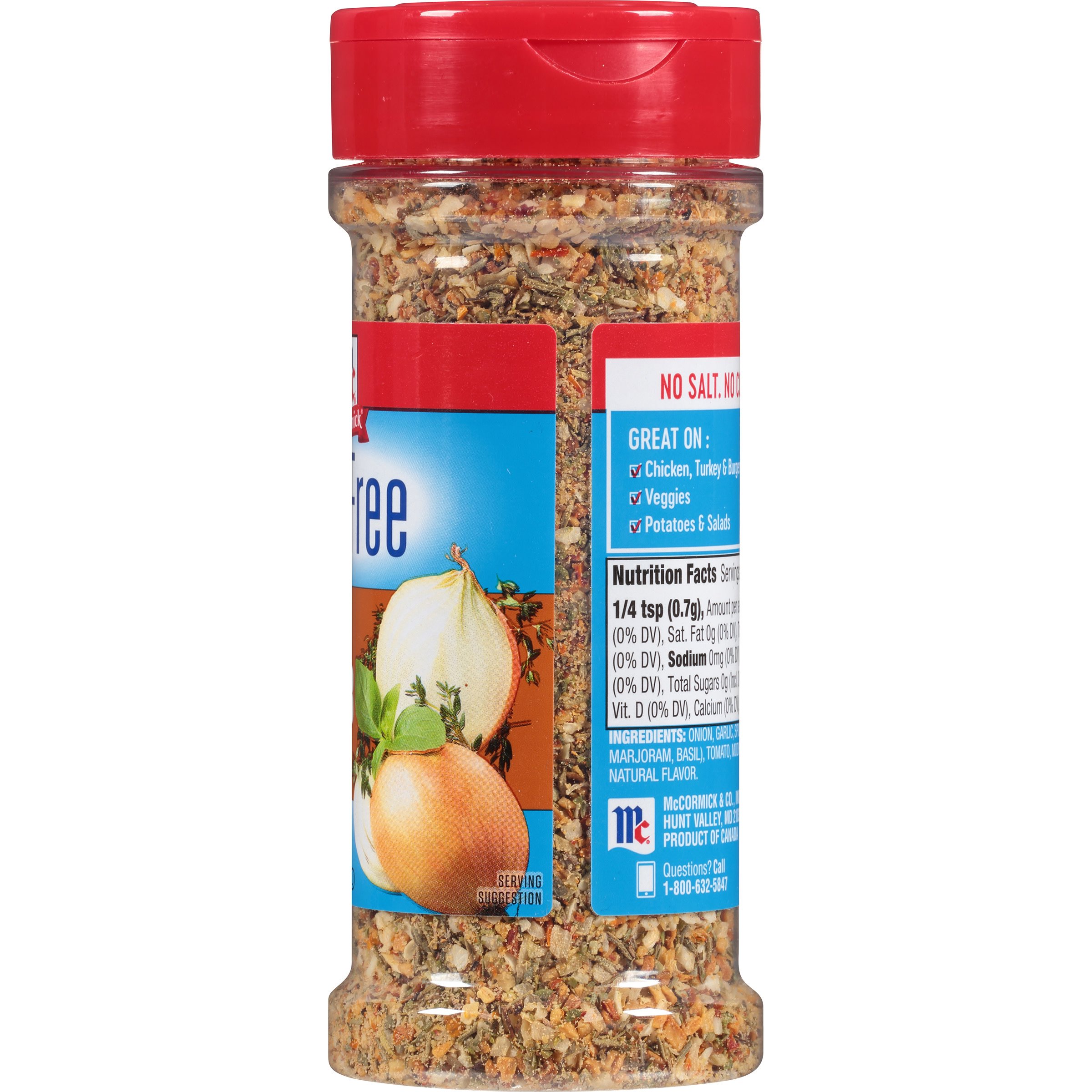 McCormick Salt Free Onion and Herb Seasoning - Shop Spice Mixes at H-E-B