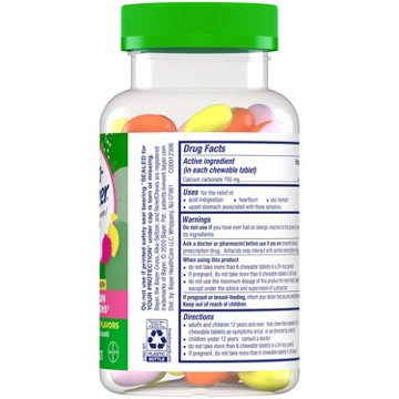 Alka-Seltzer Extra Strength Heartburn Relief Chews Assorted Fruit
