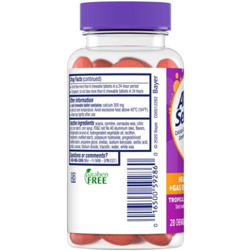 Alka-Seltzer Heartburn + Gas Relief Chews Tropical Punch