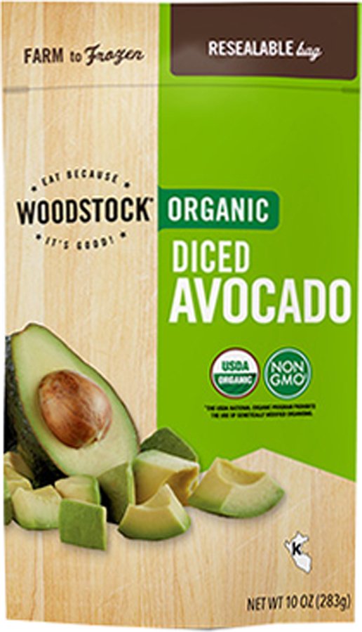 Abokado Woodstock Organic Diced Avocado, 10 Ounce -- 12 per case