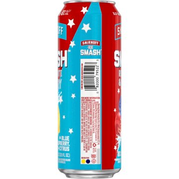 Smirnoff Ice Smash Red, White, Berry, 23.5 fl oz