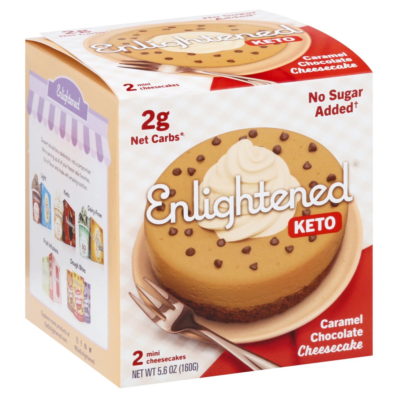 Enlightened Keto Caramel Chocolate Cheesecake Shop Bread & Baked