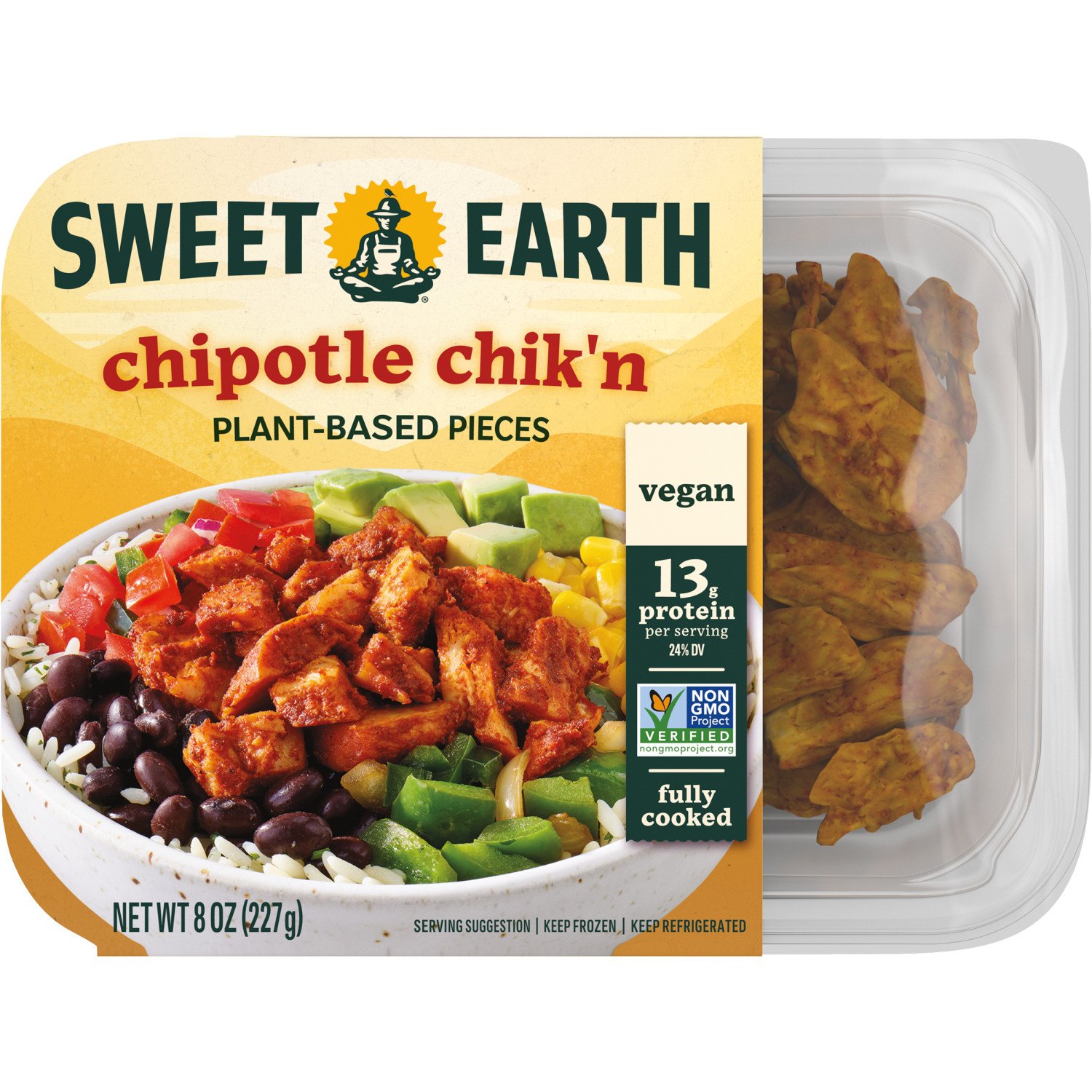 Sweet Earth Chipotle Plant Based Chik�n Shop Meat