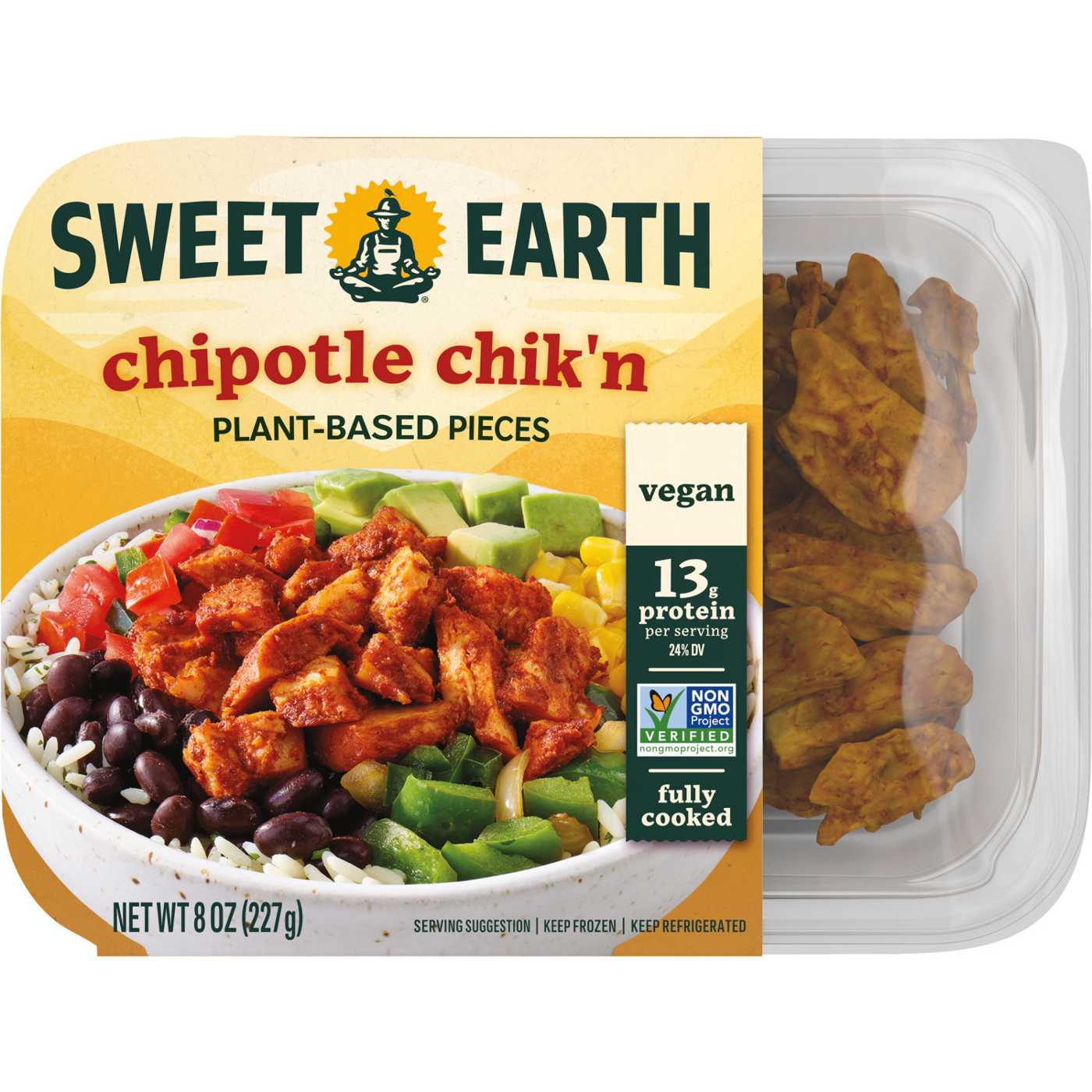 Sweet Earth Chipotle Plant Based Chik'n; image 1 of 7