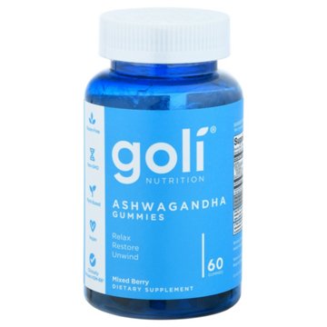 Goli Ashwagandha Mixed Berry Gummies, 60 ct