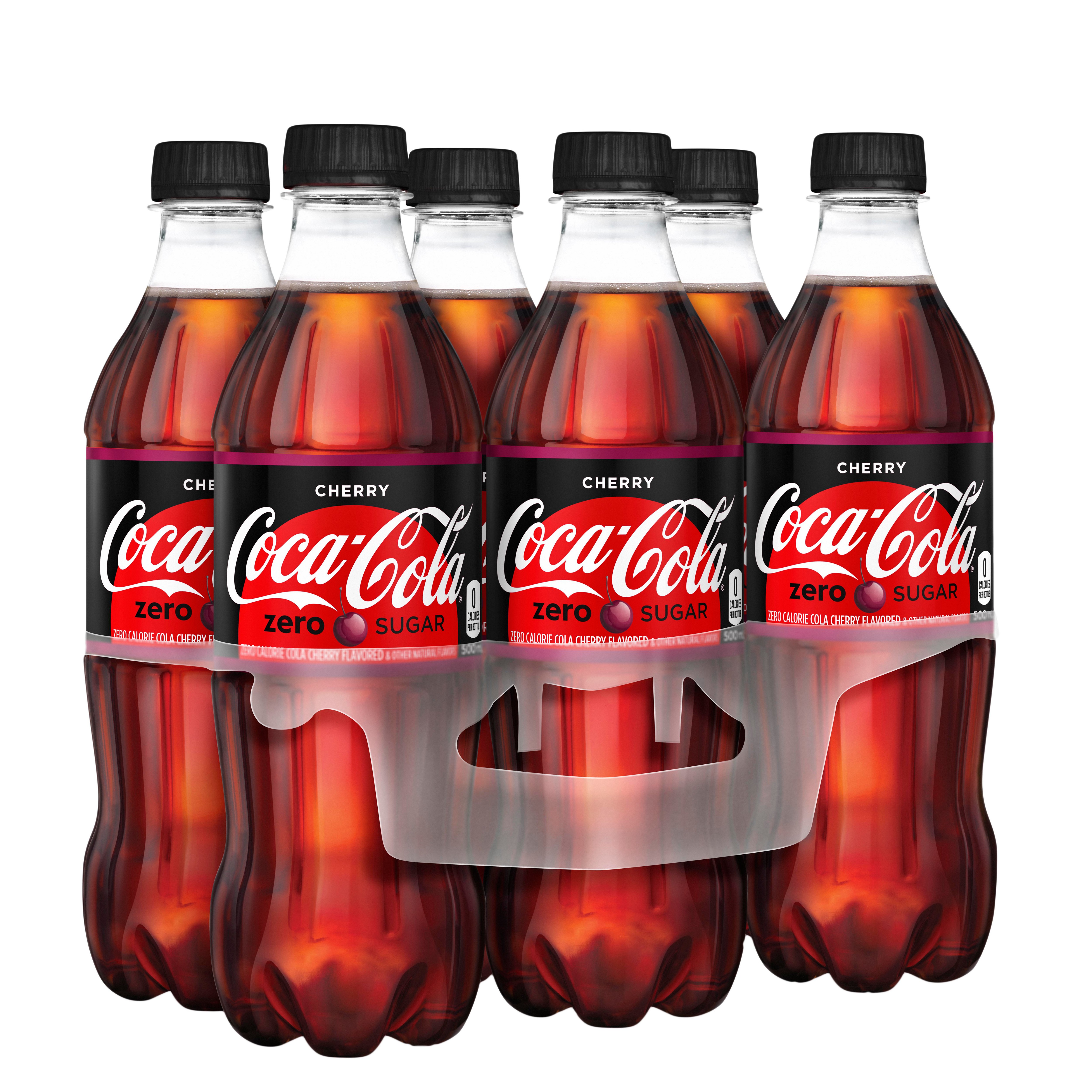 Coca-Cola Zero Sugar Soda Pop, 12 fl oz, 8 Pack Bottles 