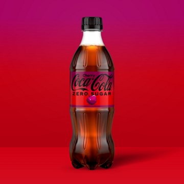 Coca-Cola Zero Sugar Cherry Coke Soda Soft Drink 6 pk Bottles
