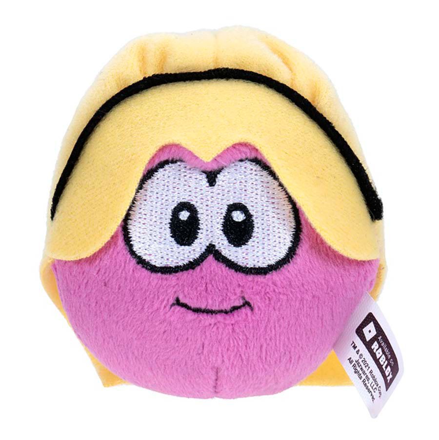 Roblox MeepCity Micro Plush BLONDE HAIR MEEP Toy w/ Purple Fabulous Stylish  Code