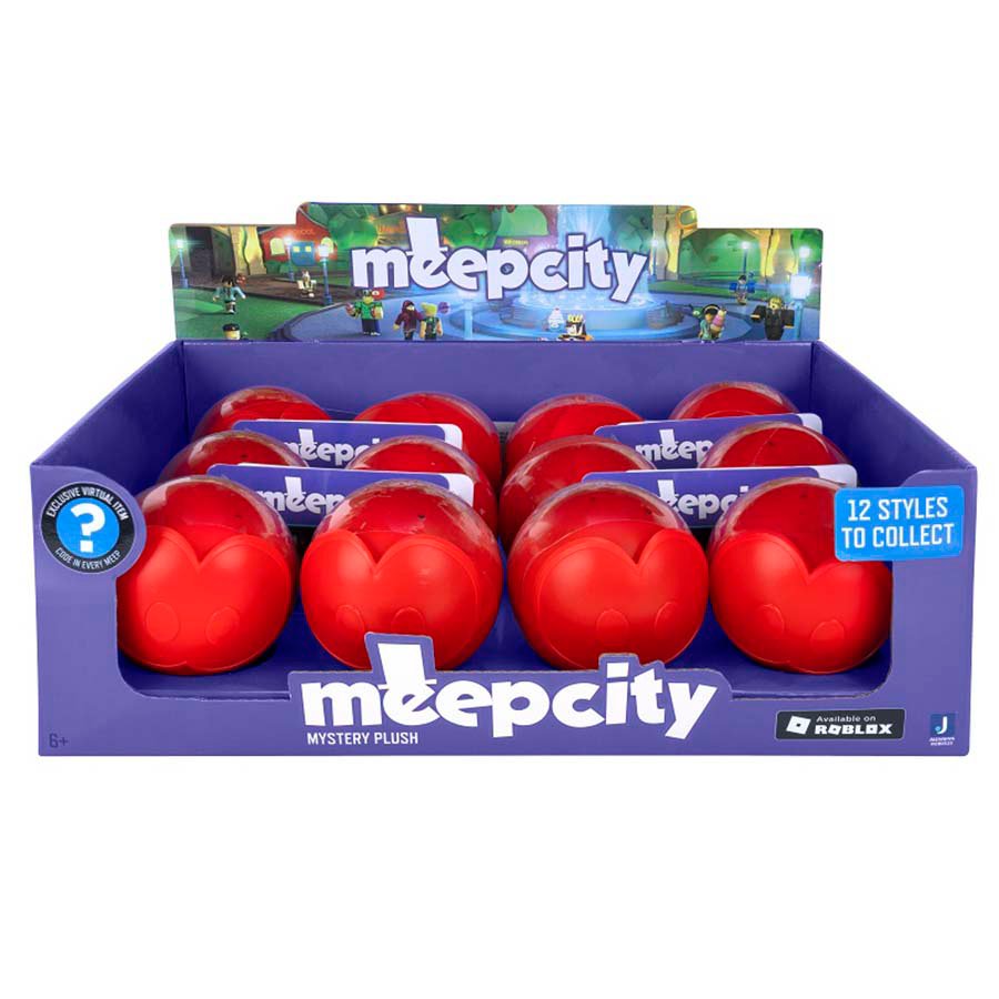 Roblox DOG EAR MEEP MeepCity Micro Plush Red New OPEN BOX