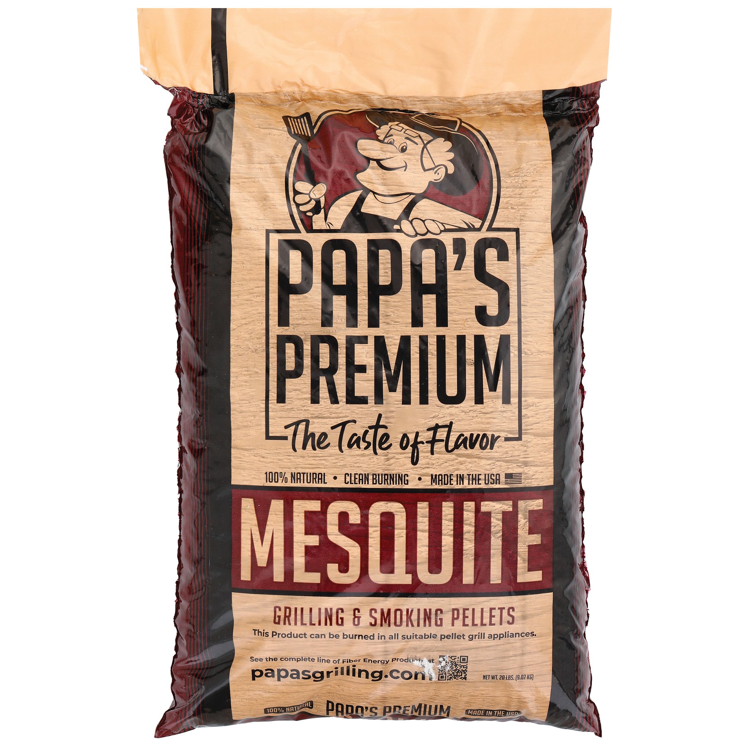 Papa's Premium Mesquite Grilling & Smoking Pellets Shop Charcoal