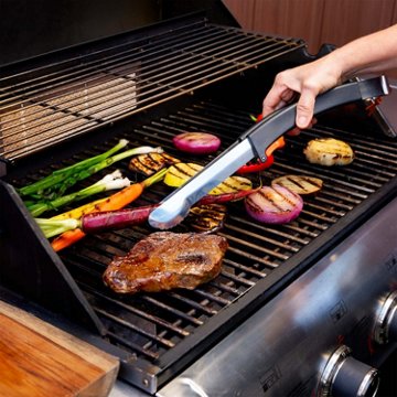 Mr. Bar-B-Q Kickstand Tongs, 5.28'' x 2.28'' x 15.87''