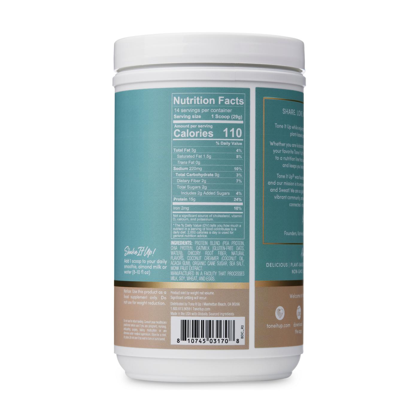 Tone It Up 15g Plant-Based Protein Powder - Vanilla; image 3 of 4