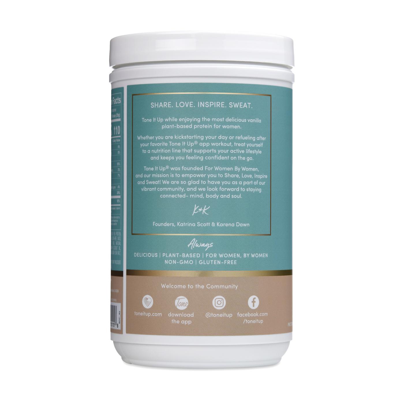 Tone It Up 15g Plant-Based Protein Powder - Vanilla; image 4 of 4