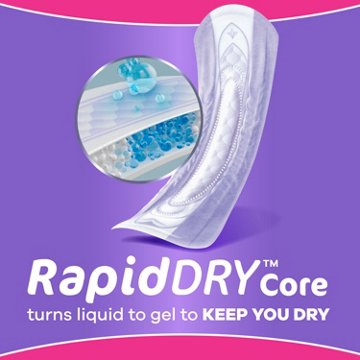 Always Discreet Adult Incontinence Pads for Women, Ultra Absorbency, Long Length, Postpartum Pads, 42 ct