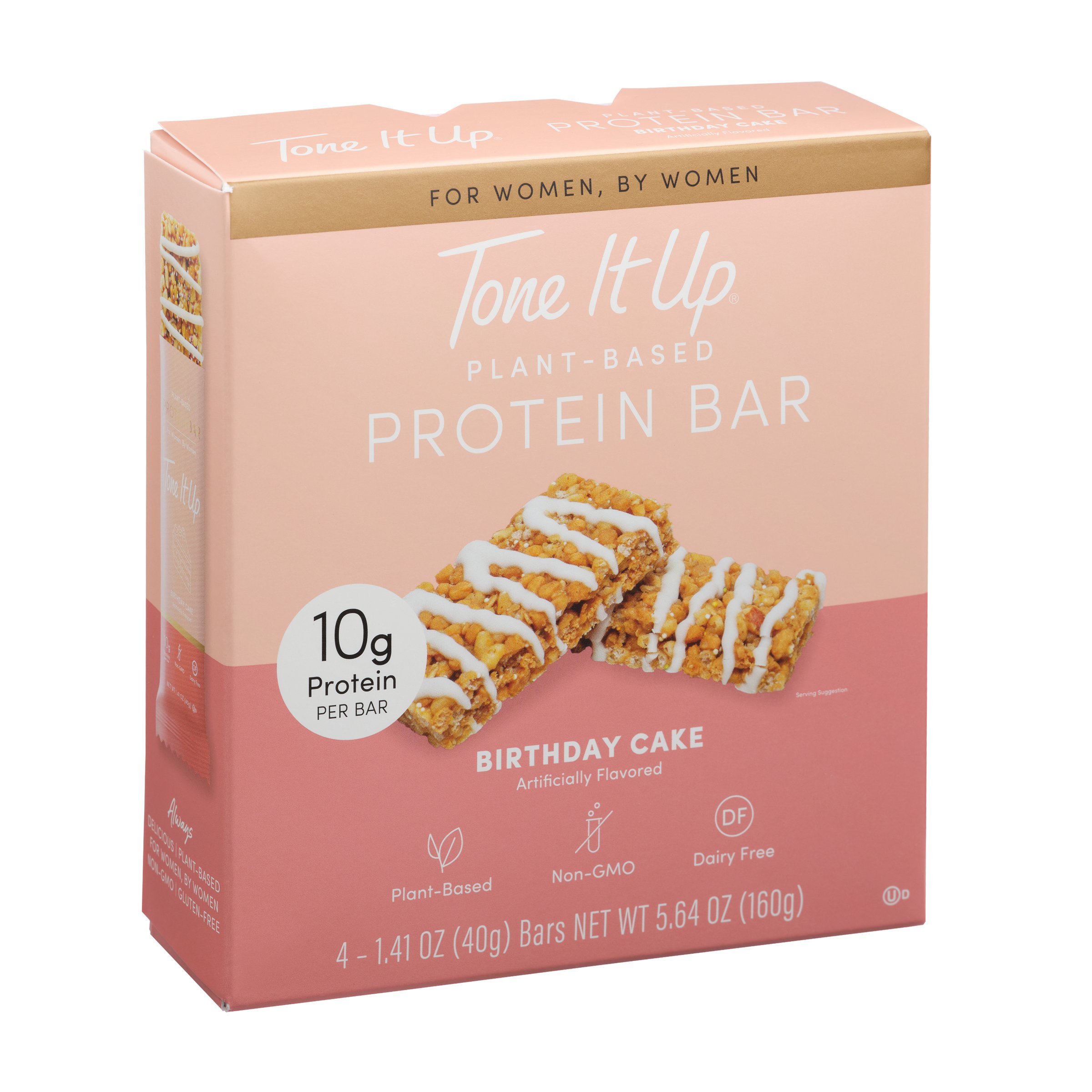 Tone It Up PlantBased 10g Protein Bars Birthday Cake Shop Diet & fitness at HEB