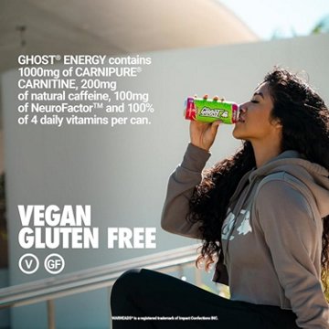 Ghost Zero Sugar Warheads Sour Watermelon Energy Drink, 16 oz