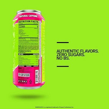 Ghost Zero Sugar Warheads Sour Watermelon Energy Drink, 16 oz