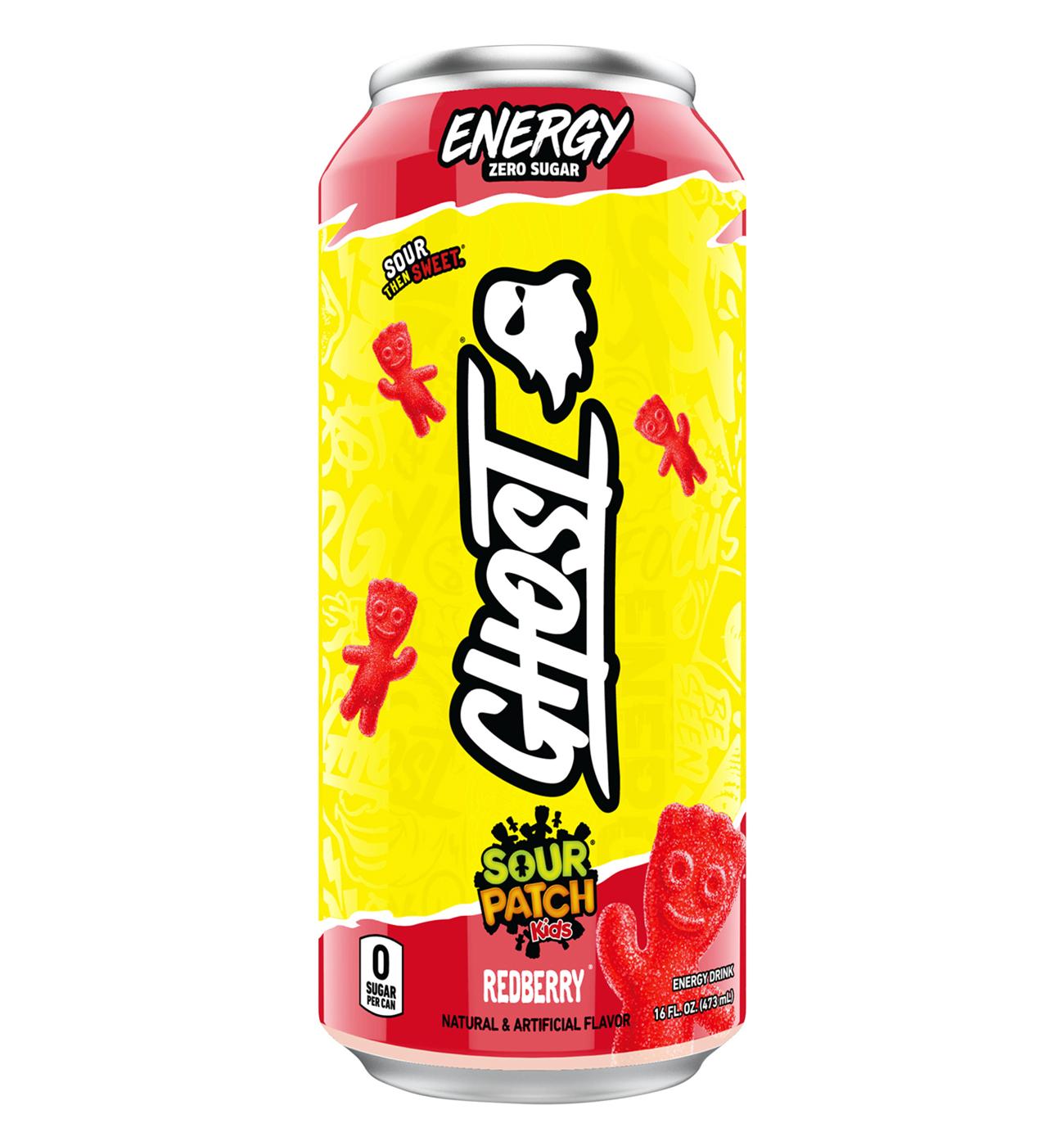 Ghost Energy Drink - Sour Patch Kids Redberry ; image 1 of 2