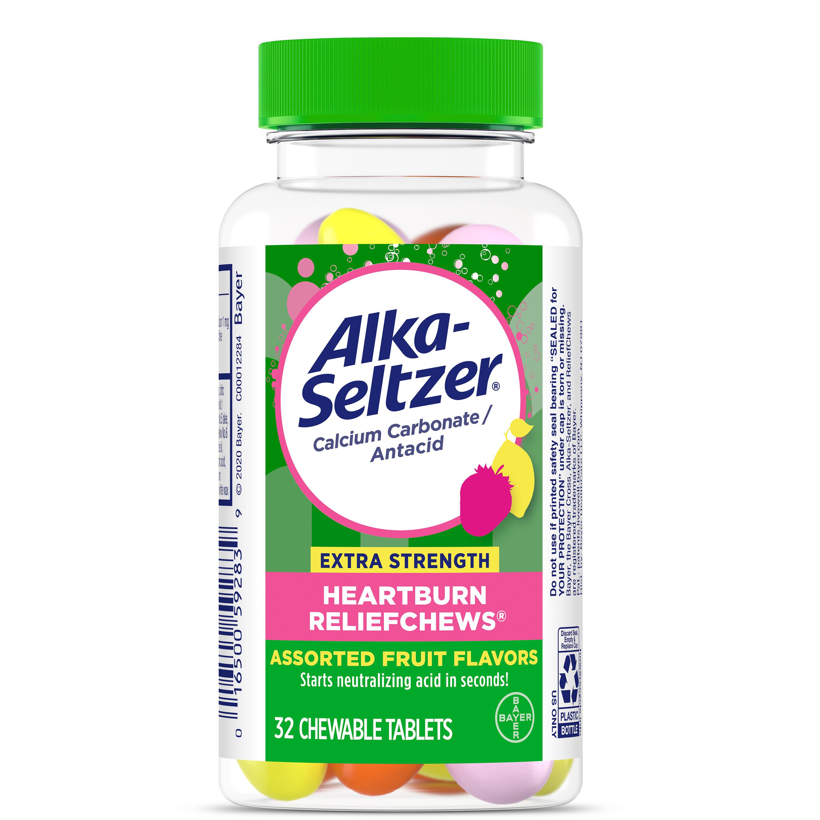 Alka-Seltzer Extra Strength Heartburn Relief Chews Assorted Fruit ...