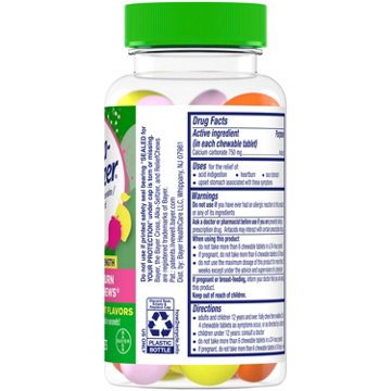 Alka-Seltzer Extra Strength Heartburn Relief Chews Assorted Fruit