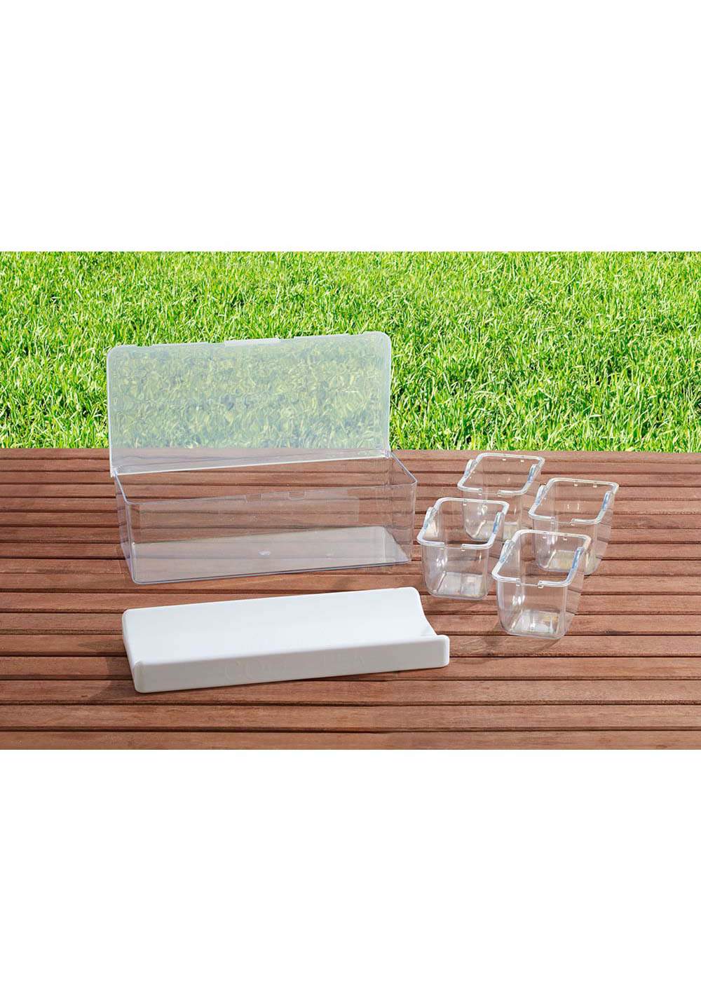 Mr. BarBQ Cool Tek Condiment Caddy Shop Grill accessories at HEB