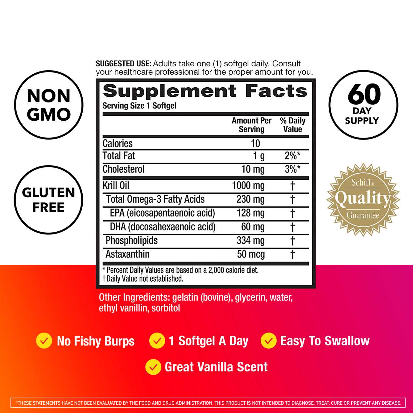 Schiff MegaRed Superior Omega-3 Krill Oil 1000 MG Softgels; image 8 of 10