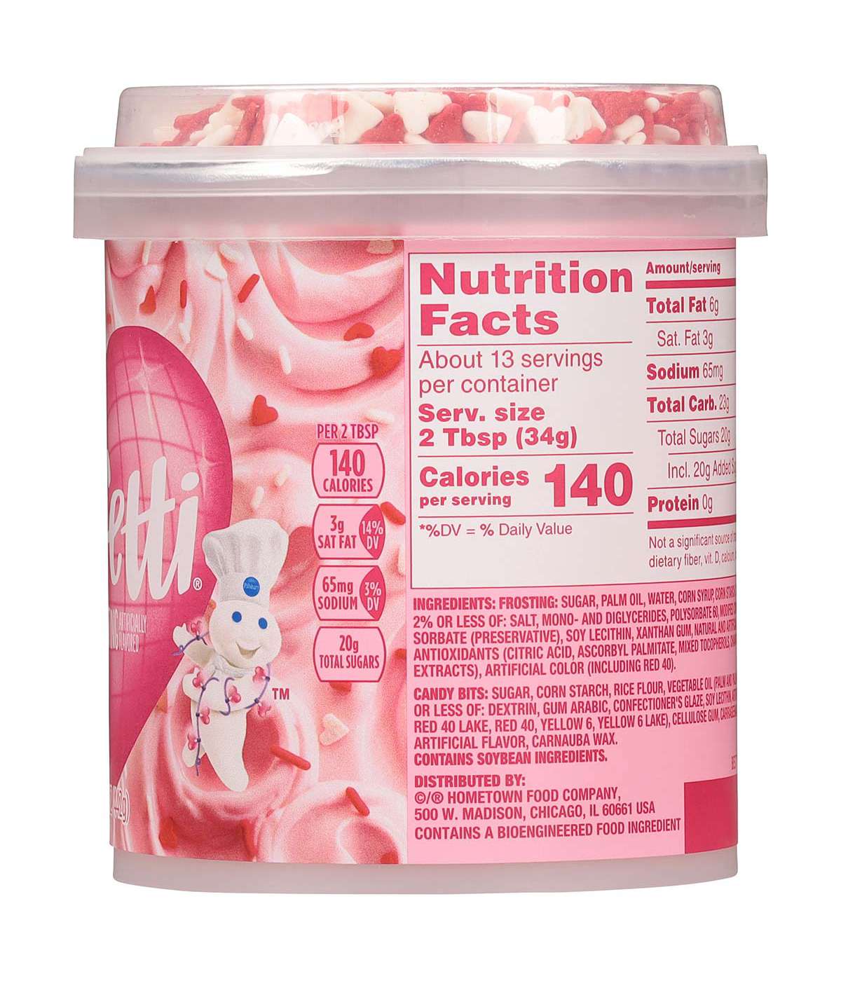Pillsbury Funfetti Valentine's Day Vanilla Frosting; image 3 of 6