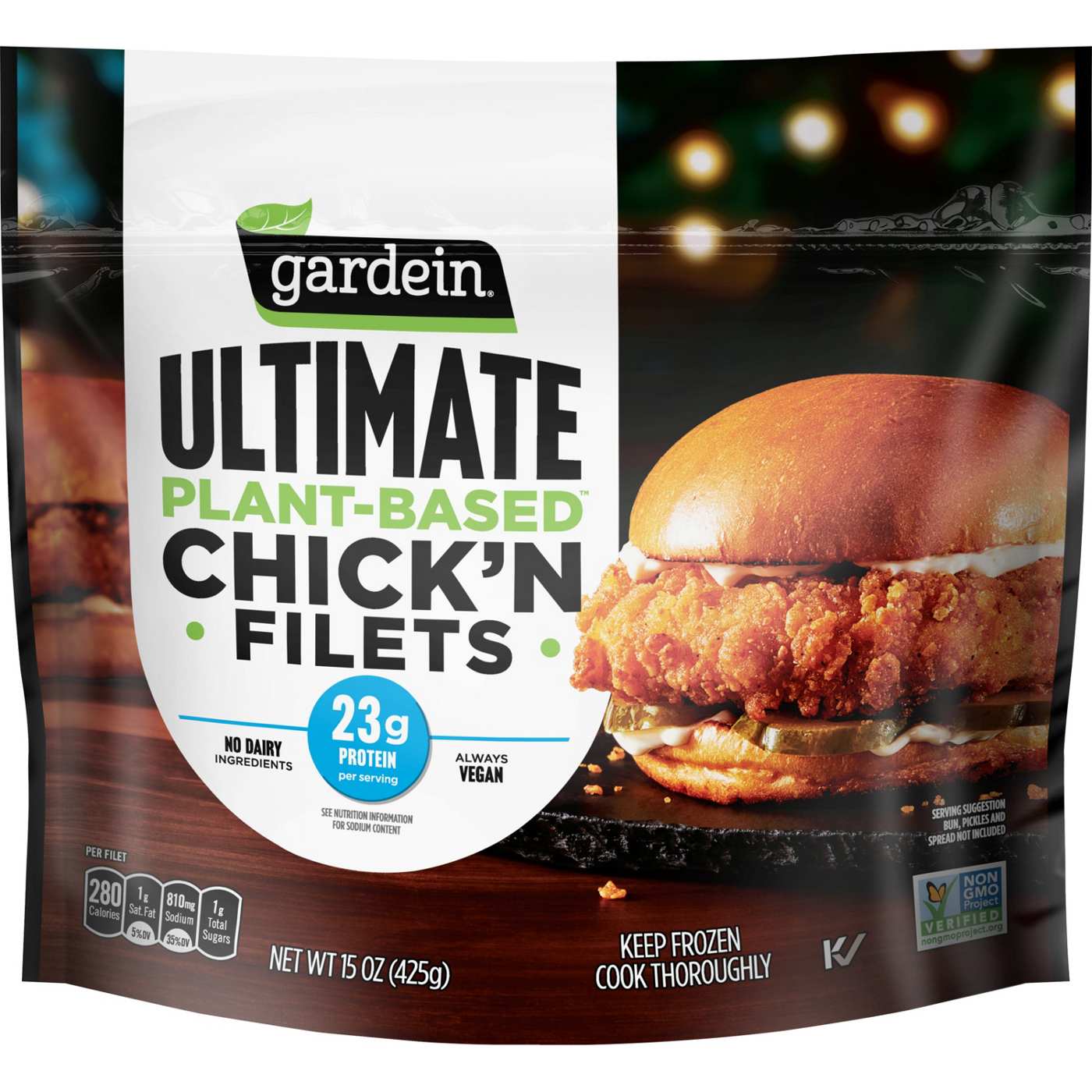 Gardein Ultimate Plant-Based Vegan Chick'n Filets; image 1 of 7