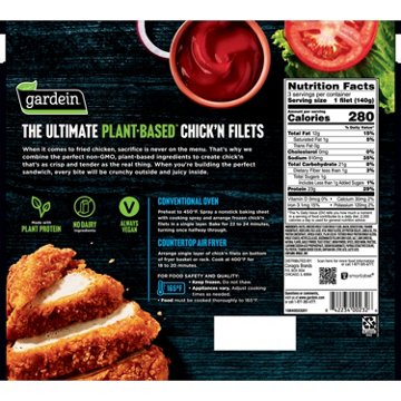 Gardein Ultimate Plant-Based Vegan Chick'n Filets, 15 oz