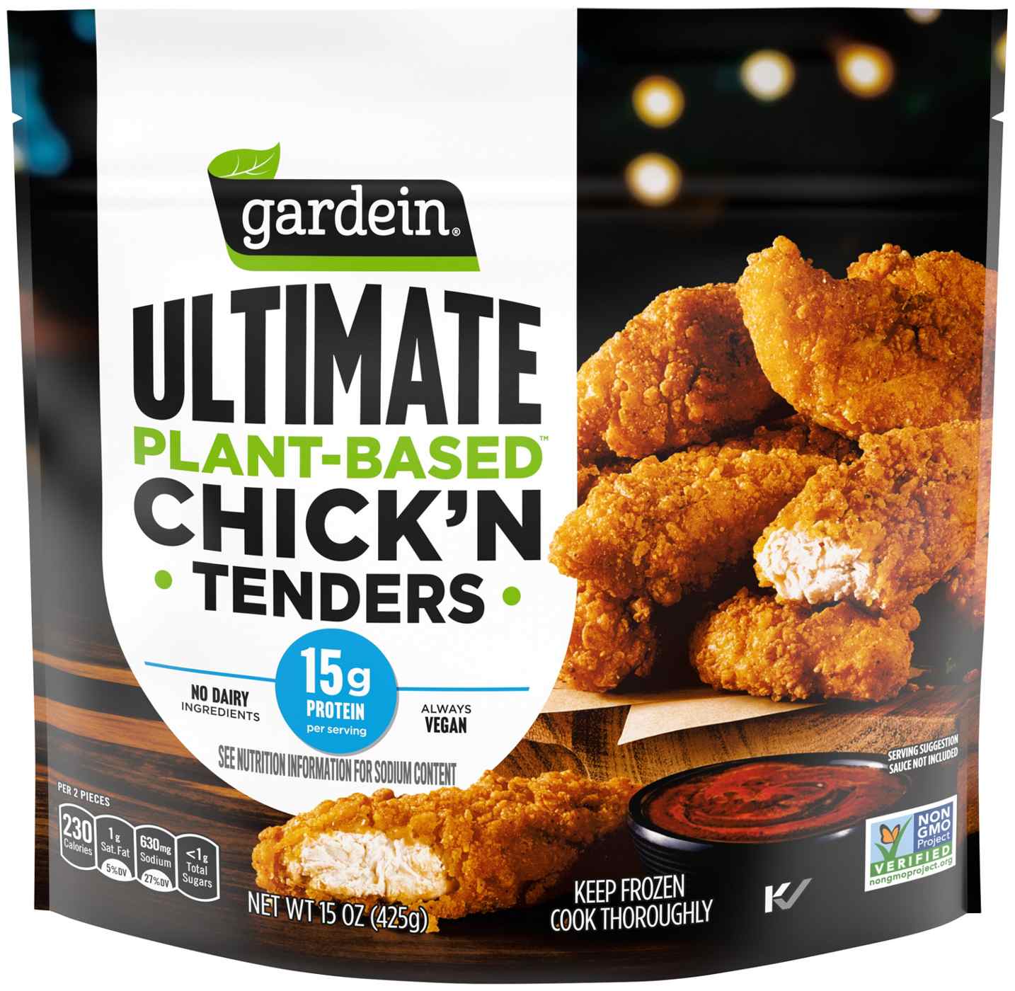 Gardein Ultimate Plant-Based Vegan Chick'n Tenders; image 1 of 7