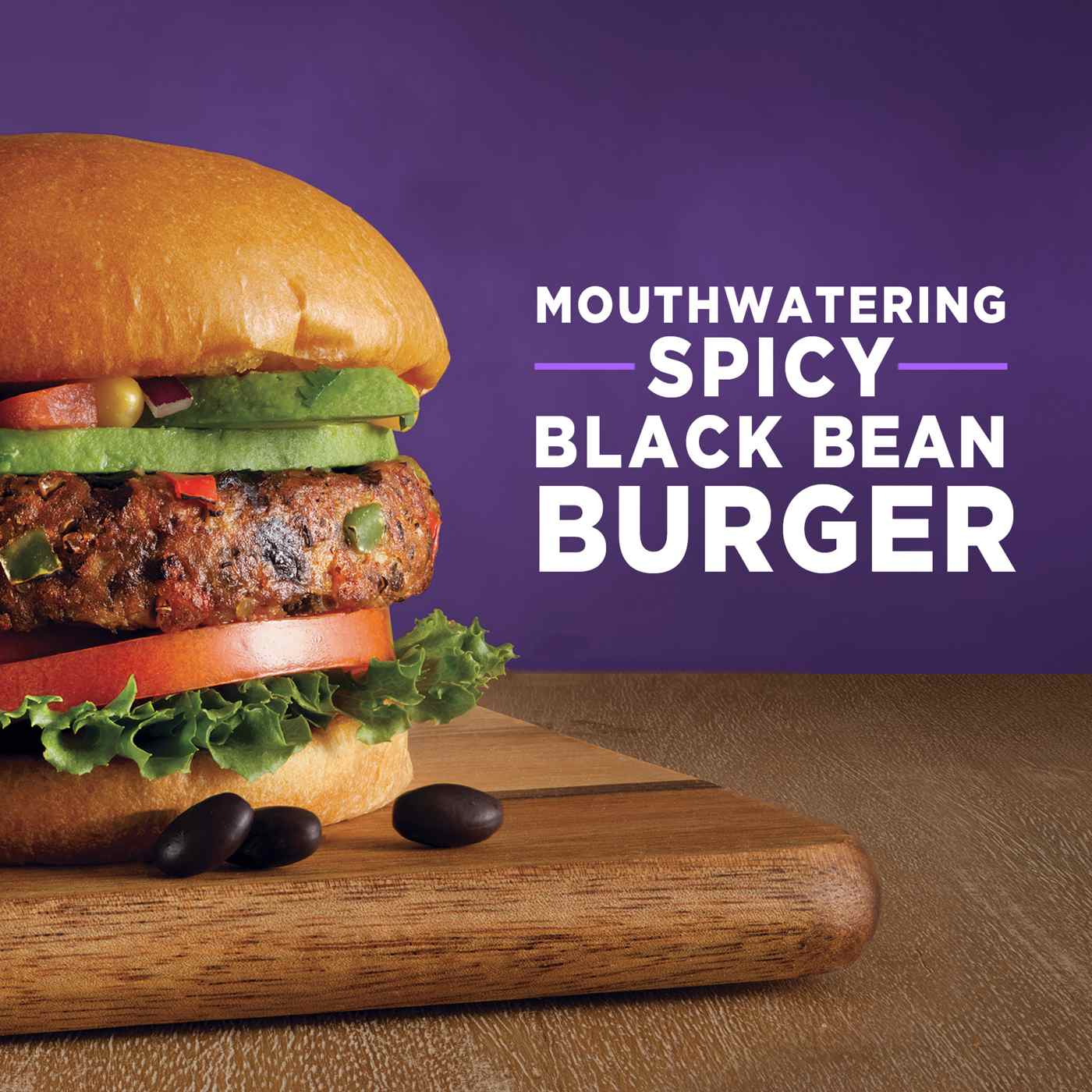 Gardein Ultimate Black Bean Spicy Burger; image 2 of 6