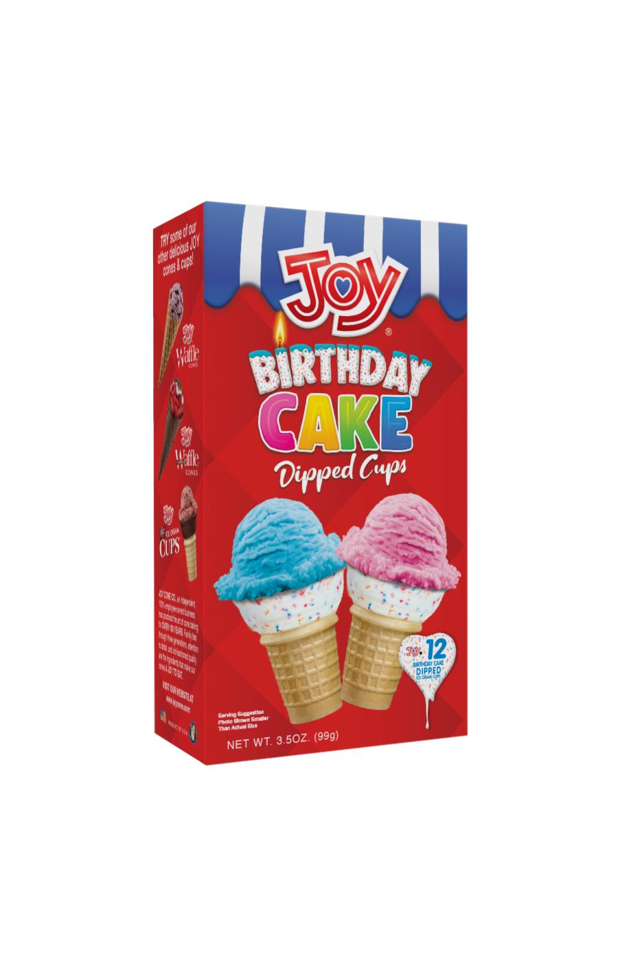 Joy Cone Birthday Cake Dipped Cup; image 1 of 2