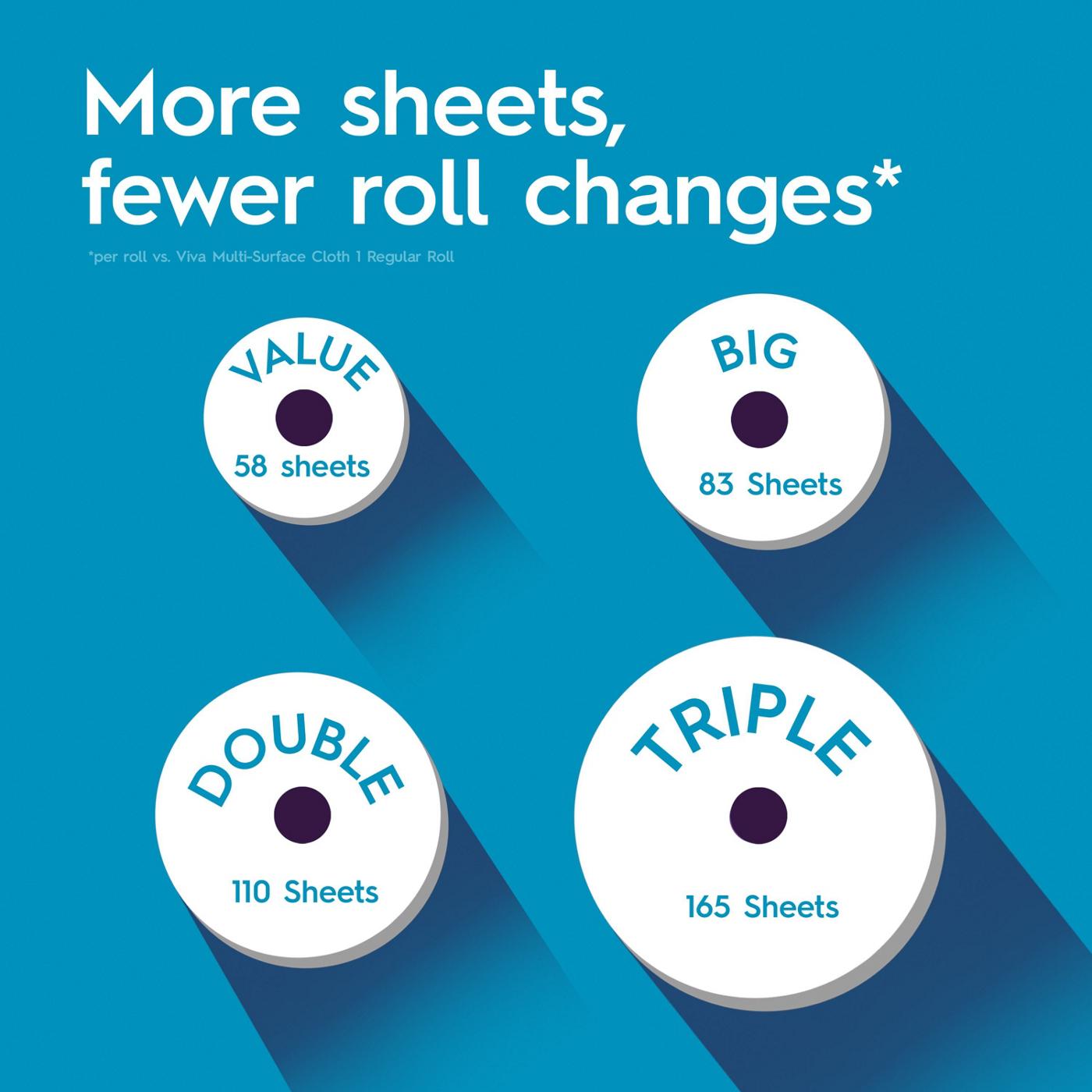 Viva Multi-Surface Cloth Choose-A-Sheet Double Roll Paper Towels; image 7 of 8