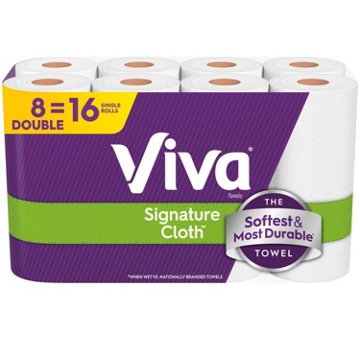 Viva Signature Cloth Paper Towels, 8 pk