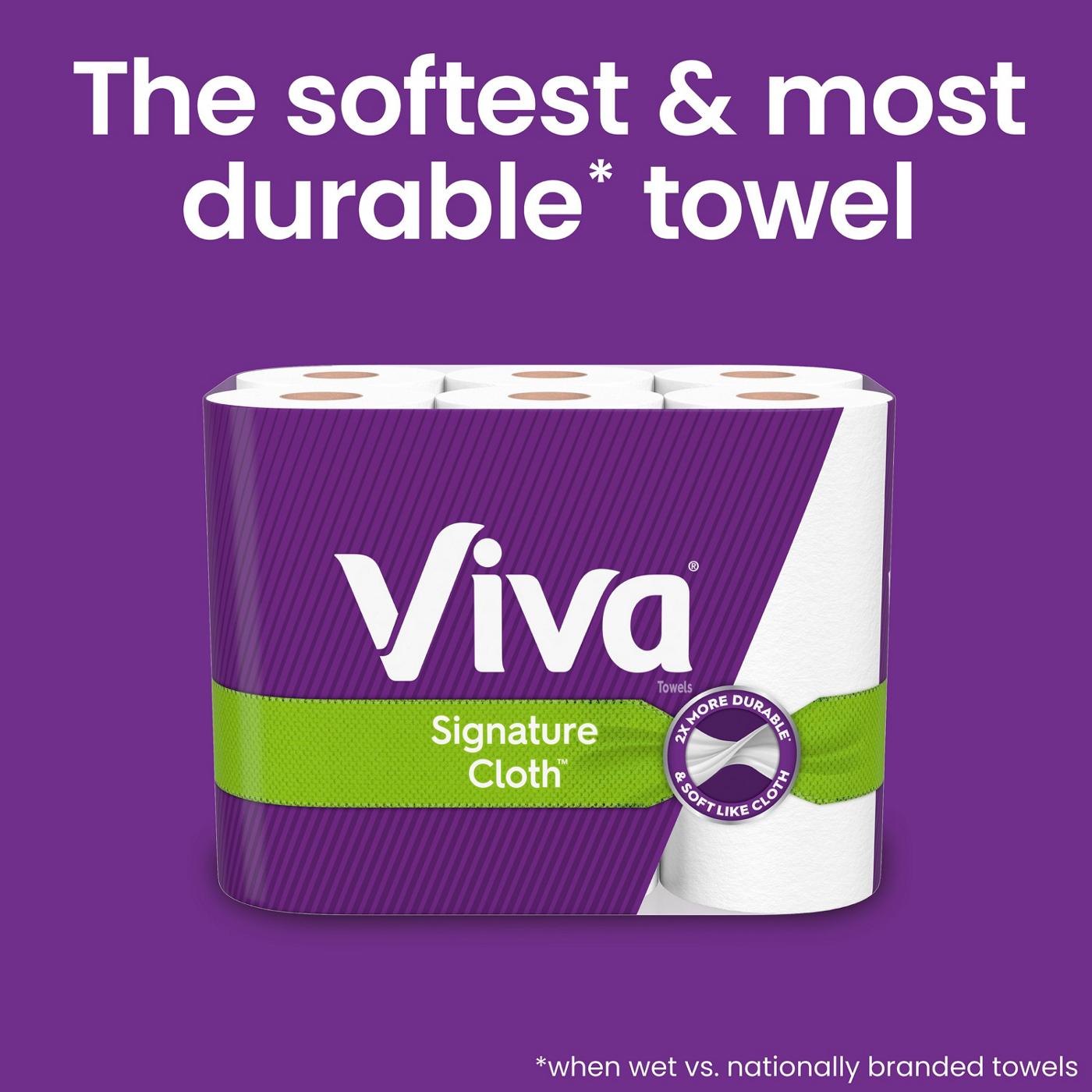 Viva Signature Cloth Choose-A-Size Double Roll Paper Towels; image 2 of 8