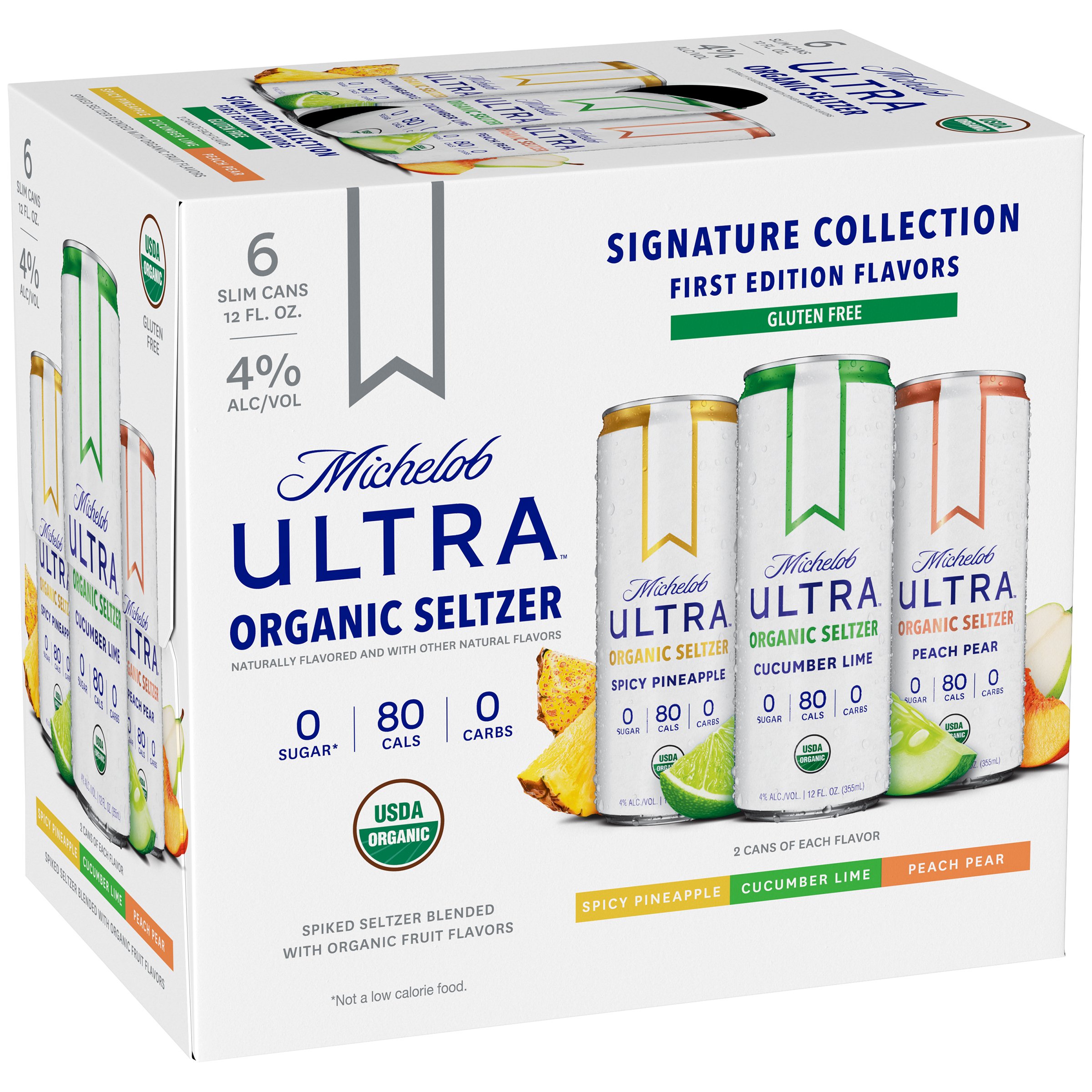 Michelob Ultra Organic Seltzer Variety Pack 12 Oz Cans - Shop Malt ...