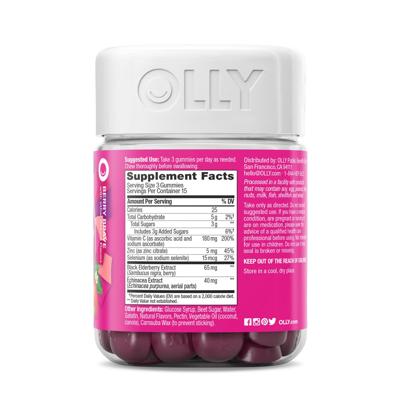 Olly Active Immunity + Elderberry Gummies; image 2 of 4