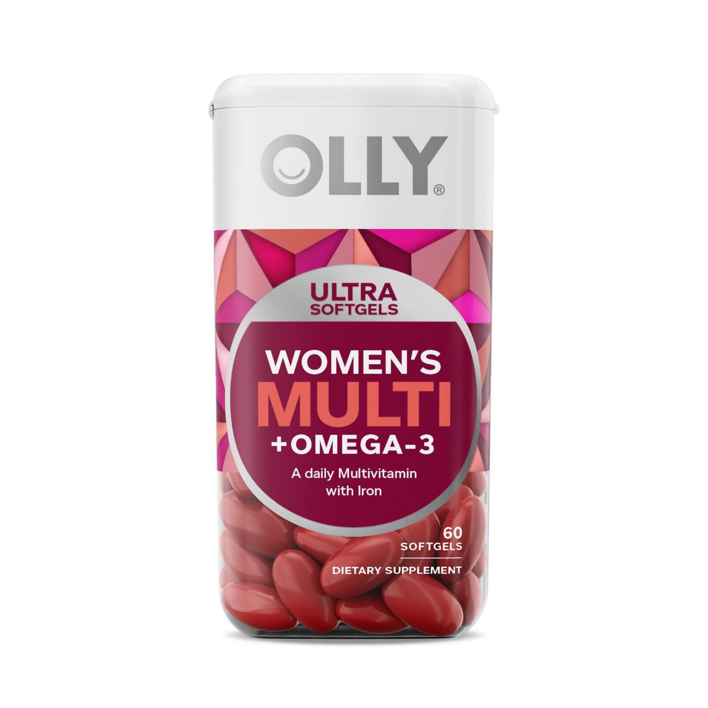 Olly Women's Multi + Omega 3 Ultra Softgels; image 1 of 4