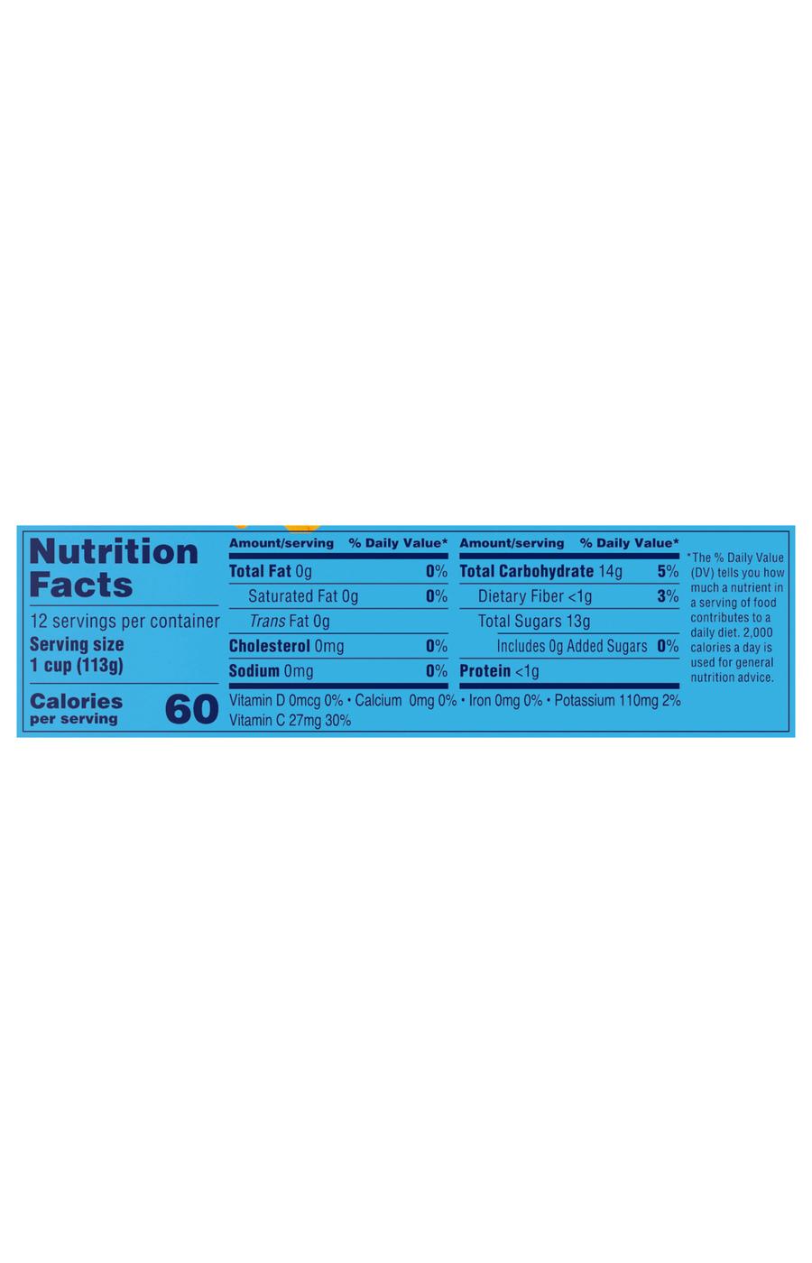 Dole Fruit Bowls - Diced Peaches in 100% Juice; image 4 of 6