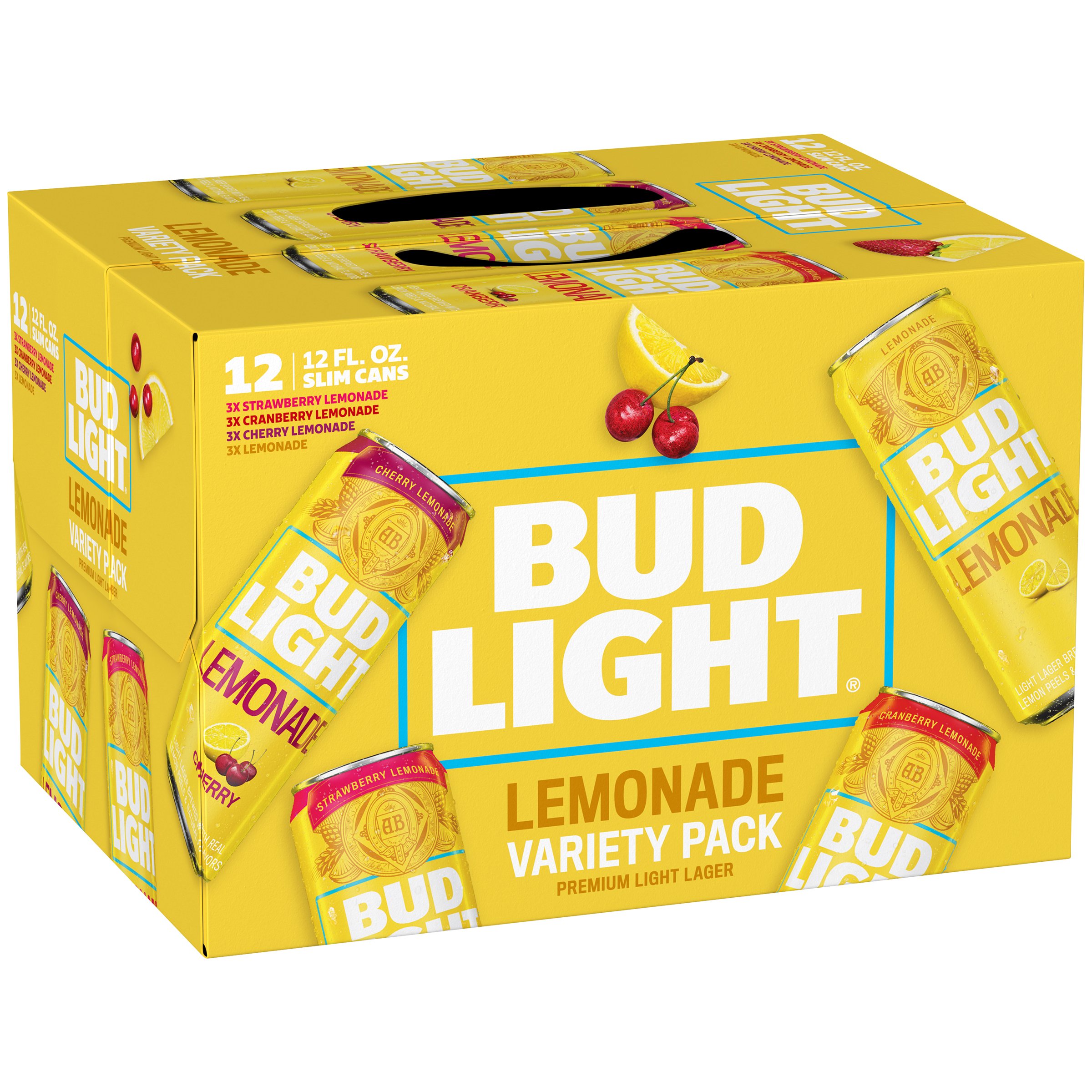 Bud Light Lemonade Beer Variety Pack 12 oz Cans Shop Beer & Wine at HEB