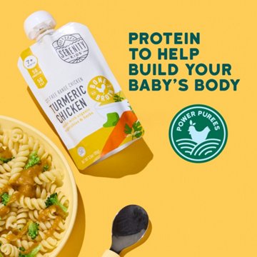 Serenity Kids Baby Food Pouch - Turmeric Chicken with Bone Broth
