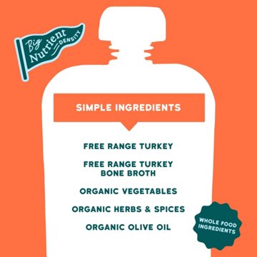 Serenity Kids Baby Food Pouch - Turkey Bolognese with Bone Broth