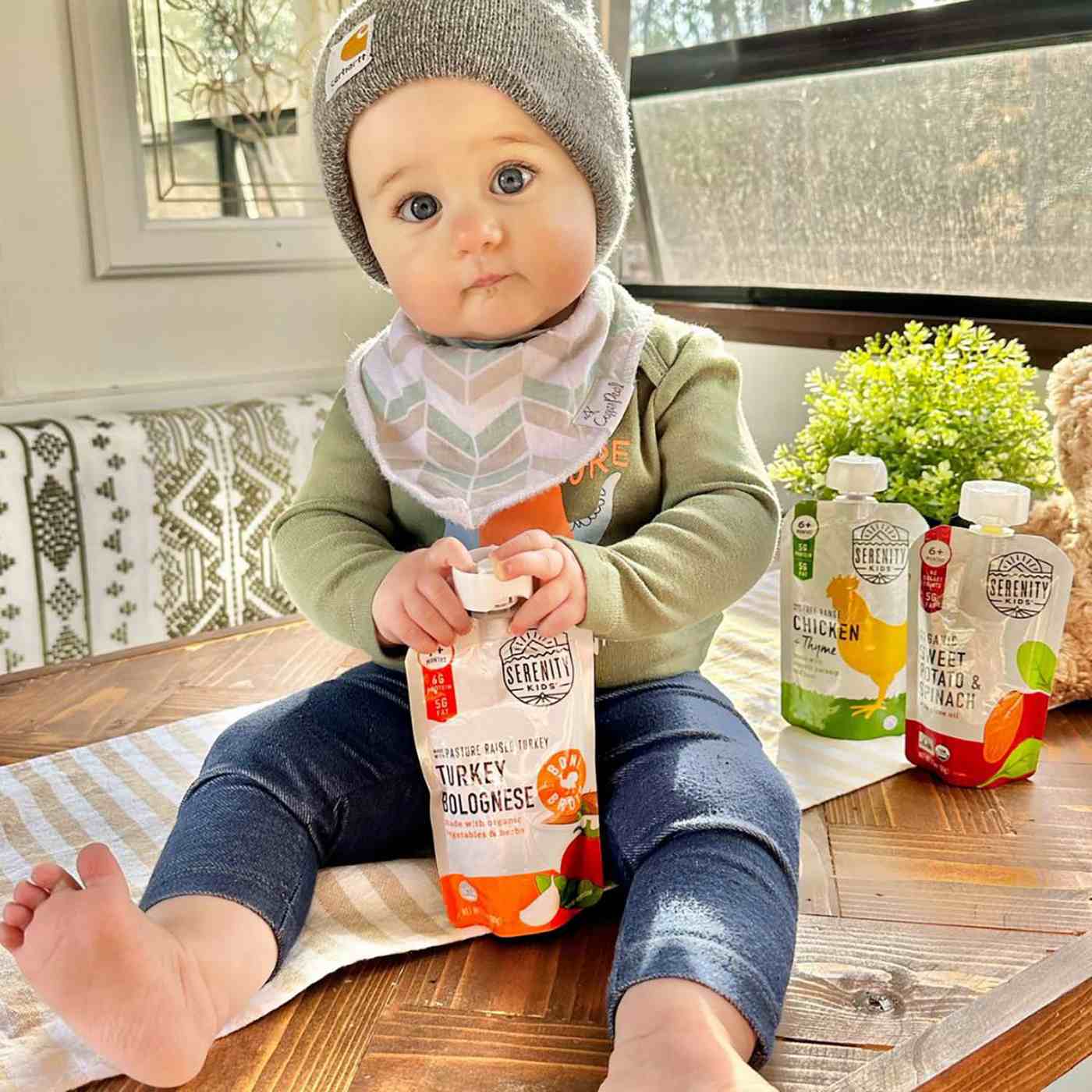 Serenity Kids Turkey Bolognese with Bone Broth Baby Food Pouch; image 4 of 4